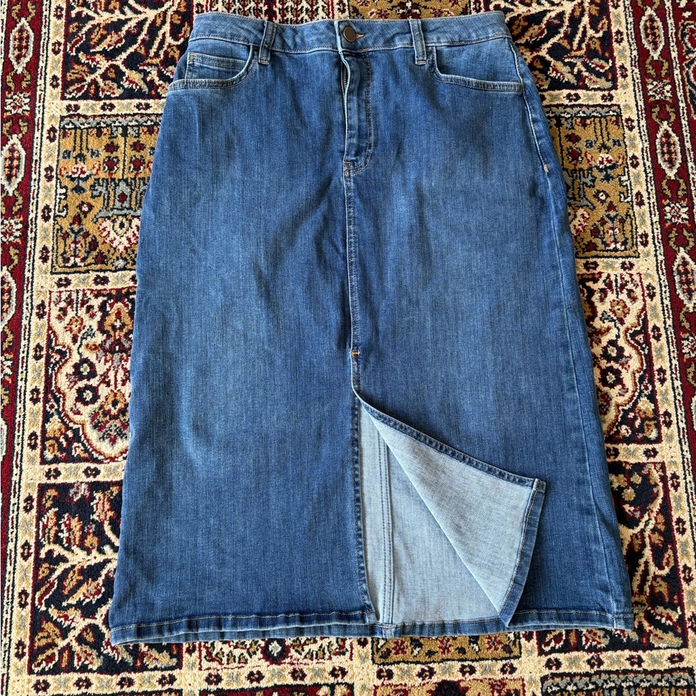 Perfect Stretch Denim Skirt